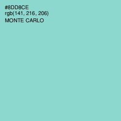 #8DD8CE - Monte Carlo Color Image