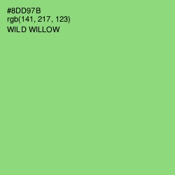 #8DD97B - Wild Willow Color Image