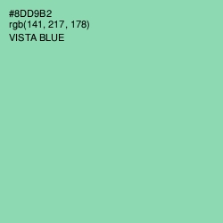 #8DD9B2 - Vista Blue Color Image