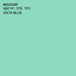 #8DDABF - Vista Blue Color Image