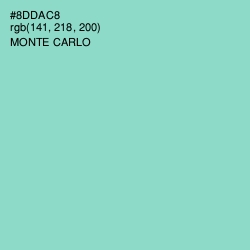 #8DDAC8 - Monte Carlo Color Image