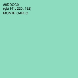 #8DDCC0 - Monte Carlo Color Image