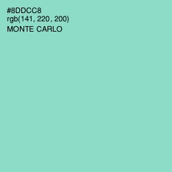 #8DDCC8 - Monte Carlo Color Image