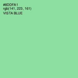 #8DDFA1 - Vista Blue Color Image