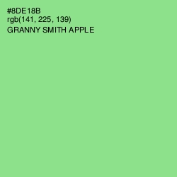 #8DE18B - Granny Smith Apple Color Image