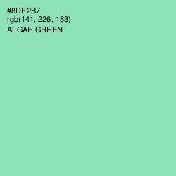 #8DE2B7 - Algae Green Color Image