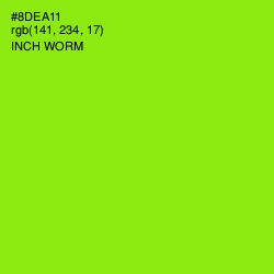 #8DEA11 - Inch Worm Color Image