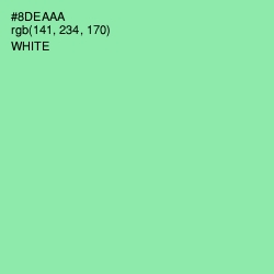 #8DEAAA - Algae Green Color Image