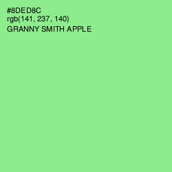 #8DED8C - Granny Smith Apple Color Image