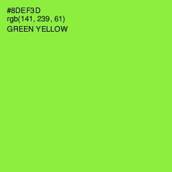 #8DEF3D - Green Yellow Color Image