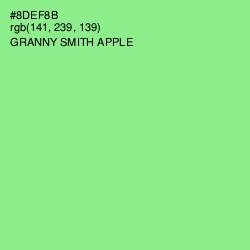 #8DEF8B - Granny Smith Apple Color Image