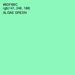 #8DF8BC - Algae Green Color Image