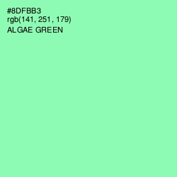 #8DFBB3 - Algae Green Color Image