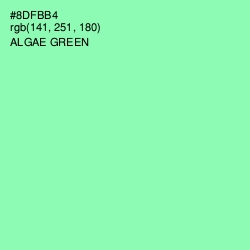 #8DFBB4 - Algae Green Color Image