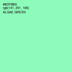 #8DFBB9 - Algae Green Color Image