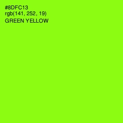 #8DFC13 - Green Yellow Color Image