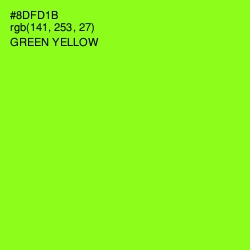 #8DFD1B - Green Yellow Color Image