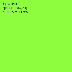 #8DFD3D - Green Yellow Color Image