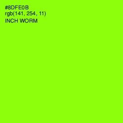 #8DFE0B - Inch Worm Color Image