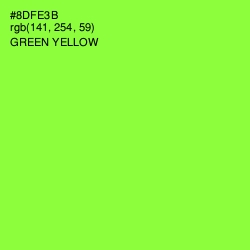 #8DFE3B - Green Yellow Color Image