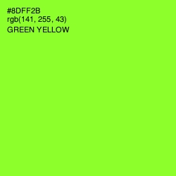 #8DFF2B - Green Yellow Color Image