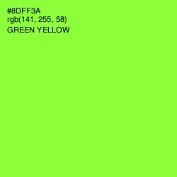 #8DFF3A - Green Yellow Color Image
