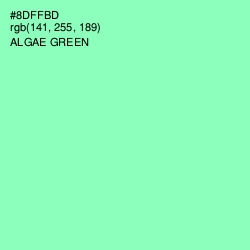 #8DFFBD - Algae Green Color Image