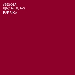 #8E002A - Paprika Color Image