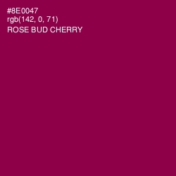 #8E0047 - Rose Bud Cherry Color Image
