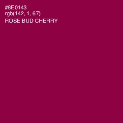 #8E0143 - Rose Bud Cherry Color Image