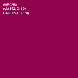 #8E0250 - Cardinal Pink Color Image