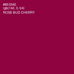 #8E0340 - Rose Bud Cherry Color Image