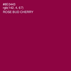 #8E0443 - Rose Bud Cherry Color Image