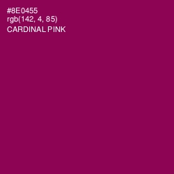 #8E0455 - Cardinal Pink Color Image
