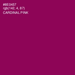 #8E0457 - Cardinal Pink Color Image