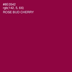 #8E0542 - Rose Bud Cherry Color Image