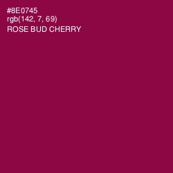 #8E0745 - Rose Bud Cherry Color Image