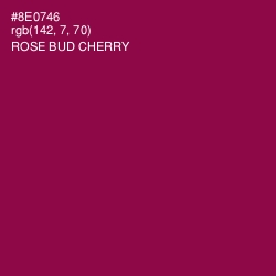 #8E0746 - Rose Bud Cherry Color Image