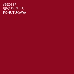 #8E091F - Pohutukawa Color Image