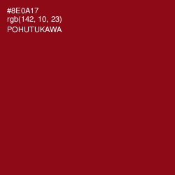 #8E0A17 - Pohutukawa Color Image