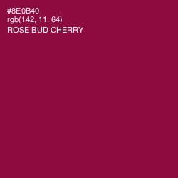 #8E0B40 - Rose Bud Cherry Color Image