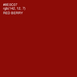 #8E0C07 - Red Berry Color Image