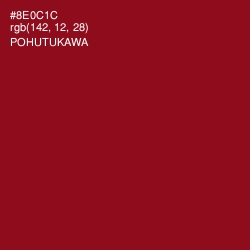 #8E0C1C - Pohutukawa Color Image