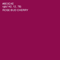 #8E0C4E - Rose Bud Cherry Color Image