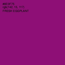 #8E0F75 - Fresh Eggplant Color Image