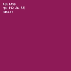 #8E1A58 - Disco Color Image
