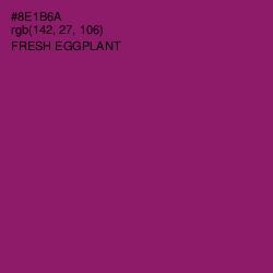 #8E1B6A - Fresh Eggplant Color Image