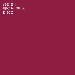 #8E1E41 - Disco Color Image
