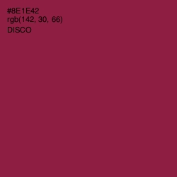 #8E1E42 - Disco Color Image