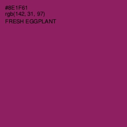 #8E1F61 - Fresh Eggplant Color Image